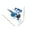 Blue, variant on 2 PCS Solar-Powered Hanging Bee Light - Metal LED Outside Bugs with Bouncy Springs - Solar Fairy Lights for Outside Garden Decor Backyard Balcony Porch Spring Decoration