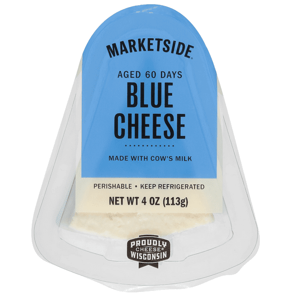 Marketside Blue Cheese Wedge, 4 oz Tray (Refrigerated)