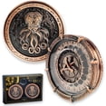 thumbnail image 1 of Signalplus Ensemble de dés Unique Design 7-en-2 Toupie à dés pour DND, Cthulhu, Bronze, 1 of 15