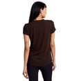 thumbnail image 3 of Avalanche Women's Short Sleeve Henley Breathable Closed Mesh Tee, 3 of 5