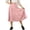 Pink, variant on CYRBOKO Kids Flowy Skirts for Girls, Loose Casual Summer/Spring Elastic Waist Casual Skirts White Size 10-11 T