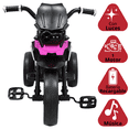 thumbnail image 3 of Moto Montable Eléctrica para Niños Triciclo Híbrido con Luces y Sonido Recargable 6v Soporta hasta 30 kg - Rosa, 3 of 8