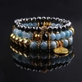 thumbnail image 2 of Leander Healing Crystal Bracelets for Women, 8mm Beaded Natural Stone Stretch Chakra Bracelets Tree of Life Bracelet Jewelry Gifts for Women, 2 of 6