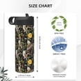 thumbnail image 4 of Pofeuu Owls And Plants Print 18oz Sports Insulated Kettle, Sports Bottle Water Bottles For Men Women For Gym Hiking Camping Running Mountain Bike Outdoor Sports, 4 of 8