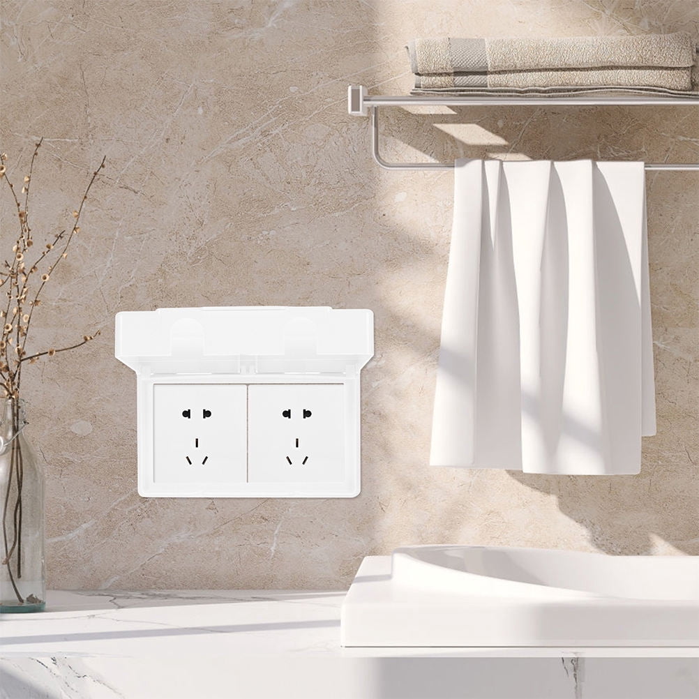 MLINS 5pcs Wall Socket Cover Outlet Protective Cover Socket Case Cover Wall Socket Cover Waterproof Socket Outlet Cover Wall Switch Cover Plug Protector Supply