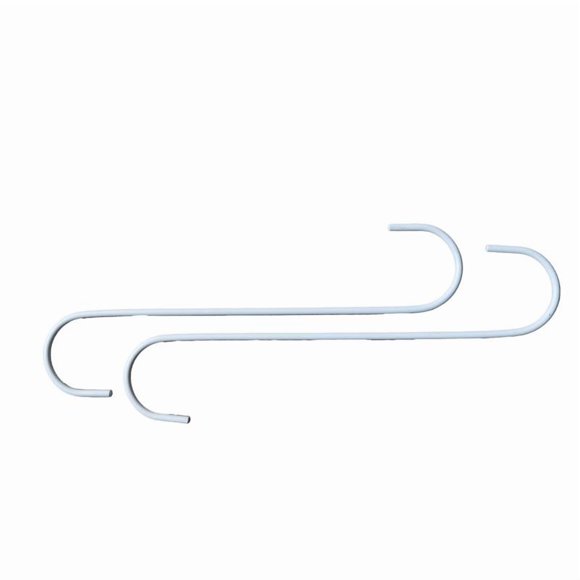 EXTNDR HOOK S WHT 12" 2PK(Pack of 1)