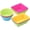 12 Rainbow Colors, variant on 12-Pack Cupcake Liners, Muffin Cups - Round, Square & Rectangle Baking Cups, Non-Stick, Easy to Clean, Bento Box Accessories, Lunch Box Dividers for