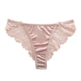 thumbnail image 4 of Women S Sexy Lace Briefs Panties Bowknot Underwear For All Season Mid-Rise Ultra Thin G-String See-Through Sexy Lingerie, 4 of 5