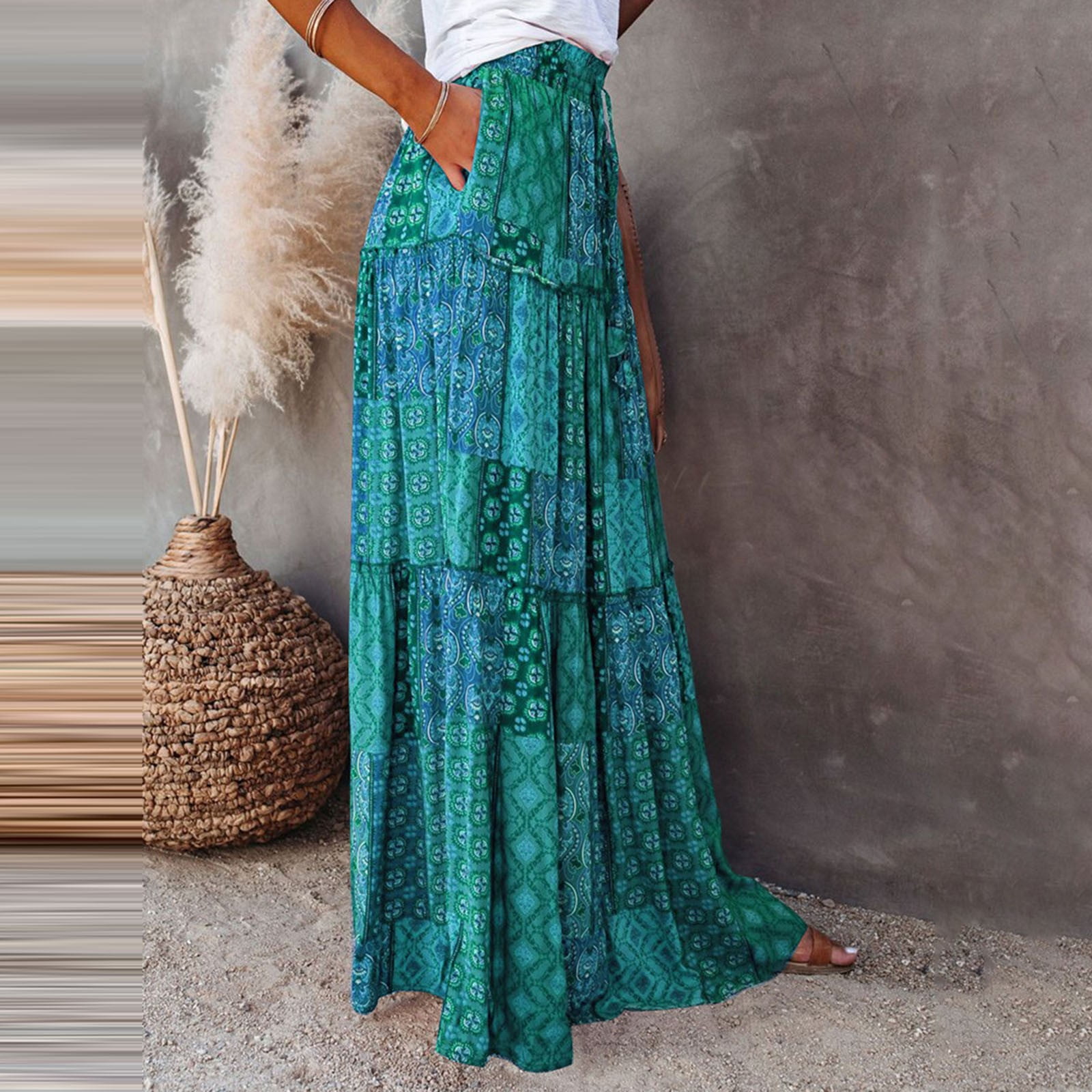 herlipto cotton-Blend Voile Maxi Skirt