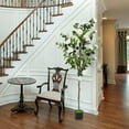 thumbnail image 6 of 6ft Artificial Camellia Tree, Potted Fake Plants with White Camellia Flowers, Fake Tree with Fake Greenery Leaves for Home Decor Indoor & Outdoor, 6 of 7