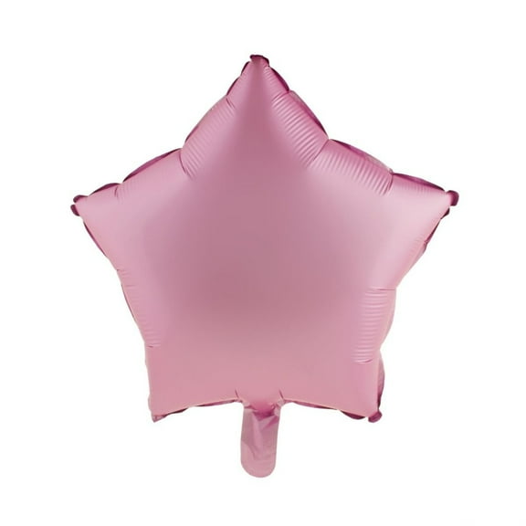 Balloon-Foil-Star-21"x18"-Matte Pnk