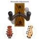 thumbnail image 3 of Soporte de pared para guitarra eléctrica acústica, madera de cebra, en forma de U, 3 of 6