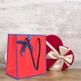 thumbnail image 4 of RENACLIPY 10 Pcs Sacs en Papier Rouges avec Poignée Nœud, Pochettes d'Emballage Durables et Portatives pour Rangement, 4 of 6