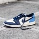 thumbnail image 1 of N I-K-E A i r-Jor-dan 1 Low OG Obsidian UNC CZ0790-400 Men's Size New, 1 of 6