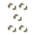 thumbnail image 2 of kurtrusly Wedding Welcome Board Realistic Appearance Good Texture Exquisite Crafted Wedding Arch Silk Fake Flower Artificial Purple Peony 5Set, 2 of 6