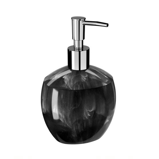 DISPENSER JABON LIQ.SPOOM 350ML-MARMOL NEGRO PATZU COZA 20860/0479