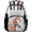 Multicolor 4, variant on Jiaoprinted Sea Animal Sharks Clear Backpack for Stadium Events, Sharks Transparent Plastic Bag for Games, Security Checks, Festivals, Concerts