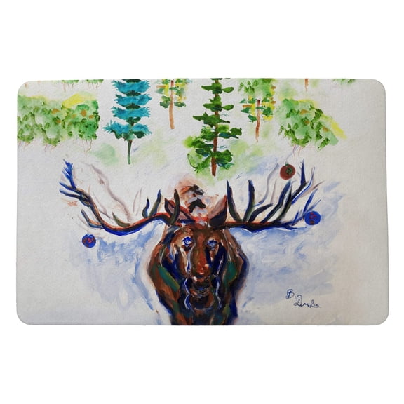Christmas Moose Door Mat 18x26
