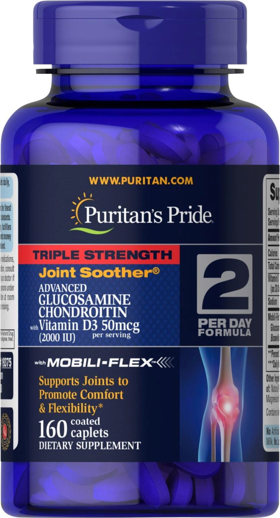 2 Pack Nature's Bounty Puritans Pride Triple Strength Glucosamine