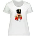 thumbnail image 3 of Inktastic Christmas Nutcracker in Red Women's Plus Size T-Shirt, 3 of 5