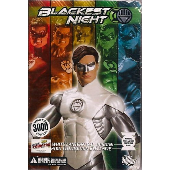 DC Direct 2010 NYCC New York ComicCon Exclusive Blackest Night Action Figure Hal Jordan White Lantern