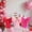 B2_Pink 23.62x21.65in, variant on SMKE Giant Wall Bows,18X80In Pink Large Satin Decorative Bow For Valentine'S Day Celebrations,Valentine'S Day Diy Giant Wall Bows,Hanging Bow Decor For Tree Door Window,Home Room Party Decoration