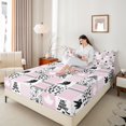 thumbnail image 4 of Homewish Gamer Ice Hockey Full Size Sheets 4-Piece for Female Men Adults,Maple Leaves Breathable Bed Sheets,Sport Theme Lightweight Sheet Sets,Geometric Plaid Bedroom Decor, 4 of 7