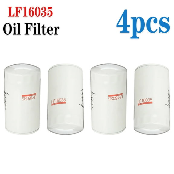 Replace For Dodge Ram 1989-2013 Cummins 5.9L & 6.7L Oil Filter LF16035 *4Pack *