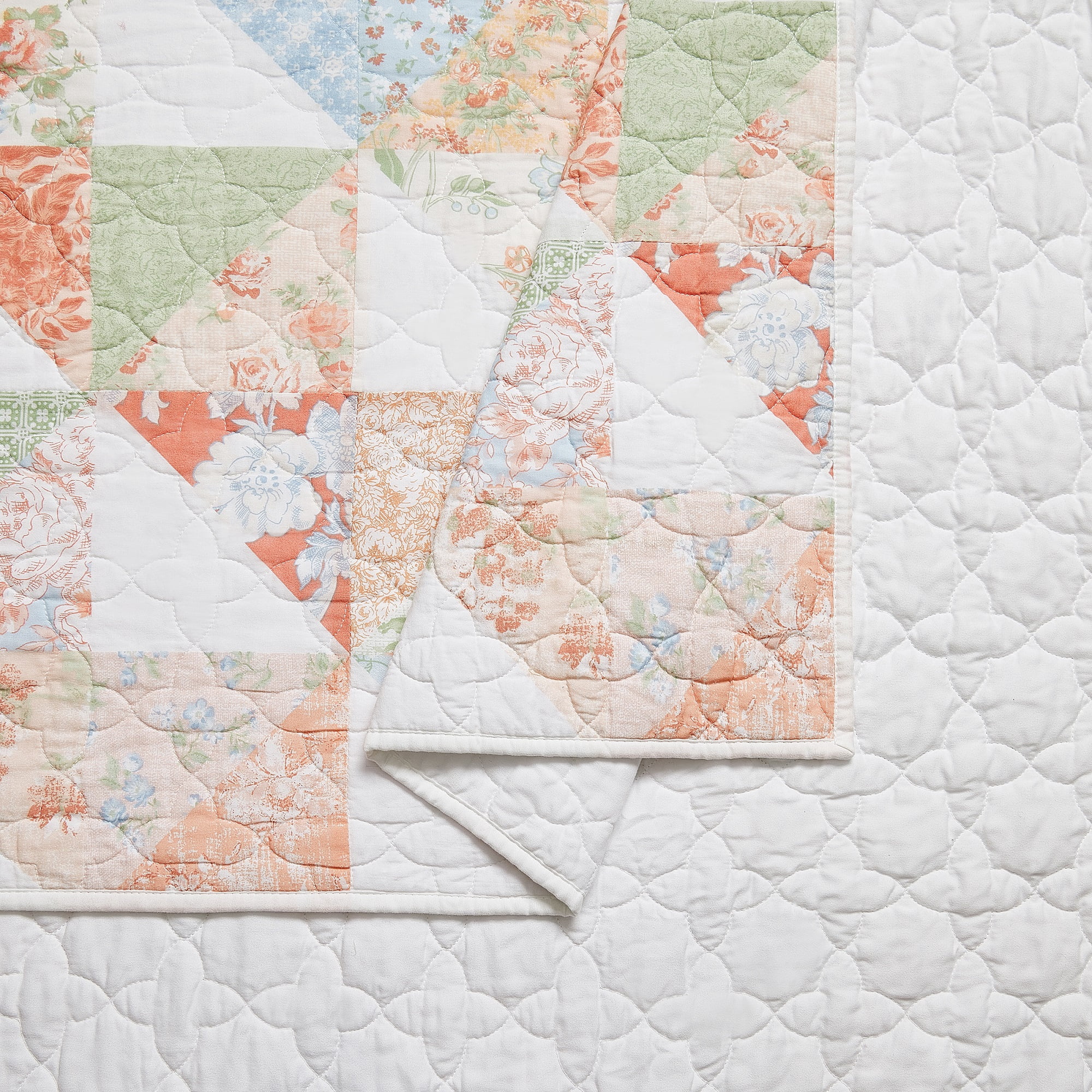 Modern Heirloom Coventry Multi-Color 3-Piece Quilt Set, Full/Queen