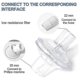 thumbnail image 2 of Inline Cpap Filters, 6 Pack Cpap Filters Hypoallergenic Filters For Cpap Machines Replacement Filte, 2 of 5