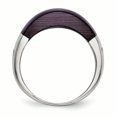 thumbnail image 2 of Bague Oeil de Chat Noire en Acier Inoxydable 8 mm, 2 of 10