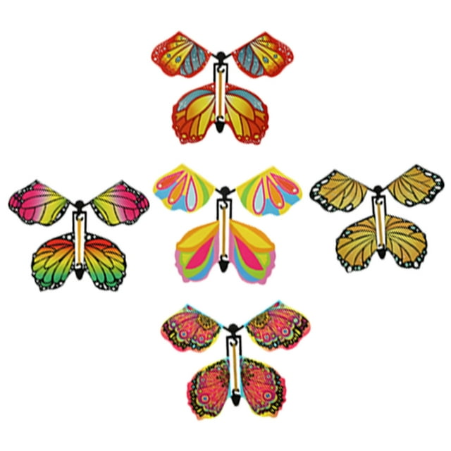 Vogacara Volador de de mago colorido, accesorio de volante, juguete místico de goma a cuerda, regalo, suministros de fiesta para niños y niñas Juegos de césped Vogacara FN010442-00B
