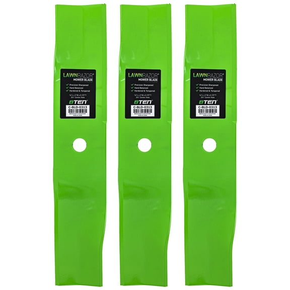 LawnRAZOR Blade Cub Cadet 44 inch Deck 01008616 02005020-0637 High Lift 3 Pack 810-CBL2535D