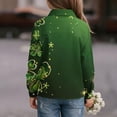 thumbnail image 4 of Lenpel Children's St. Patrick's Day Dress Shirts Girls Boys Long Sleeve Button down Collared Blouses Printed Casual Shirts(Gold,15-16 Years), 4 of 7