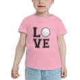 thumbnail image 2 of Golf Love Cute Toddler T-Shirts for Boys Girls (Pink, 3T), 2 of 5