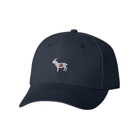 Adult Goat #12 Embroidered Dad Hat Structured Cap
