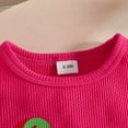 thumbnail image 5 of Xyant Toddler Baby Girl Summer Clothes Sweet Girl Strawberry Sleeveless Shirt Shorts Set Infant Cute Summer Outfits (Hot Pink,2-3 Years), 5 of 7