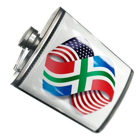 

NEONBLOND Flask Infinity Flags USA and Groningen region Netherlands