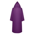 thumbnail image 5 of YanHoo Long Hooded Cloak for Adult Men Medieval Robe Women Cape Halloween Cloak Costume Party Outfit, 5 of 7