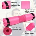 thumbnail image 5 of Barbell Pad Hip Thrust Pad Squat Pad Foam Sponge High Density Rebound for Squat,Lunge,Hip Thrust,Back,Crotch Suitable for Gym Standard Olympic Barbell, 5 of 5