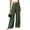 Q147 Army Green, variant on Mifsaly Womens Travel Pants High Waisted Wide Leg Flowy Pants Relaxed Fit Summer Beach Lounge Bottoms for Vacation and Everyday Purple,XXL