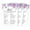 Whats_on_votre_téléphone, variante sur Inkdotpot Lot de 50 Cartes de Jeu de Douche Nuptiale en Mots Brouillés Floral Party Fournitures de Mariage