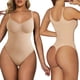 thumbnail image 2 of Body moldeador sin costuras que encoge el abdomen y levanta las caderas, tanga de talla grande, corsé con tirantes para mujer, 2 of 5