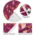 thumbnail image 2 of FMSHPON Love Heart Xmas Christmas Tree Skirt Stand Mat for Holiday Party Decoration Indoor Outdoor 36 inches, 2 of 6