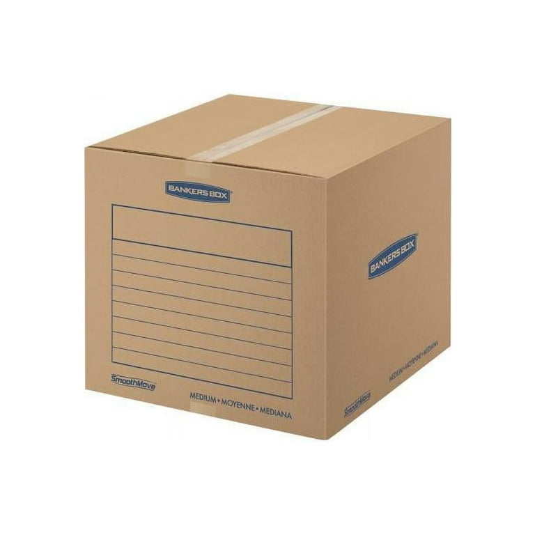 Fellowes SmoothMove Basic Moving Boxes, Medium 