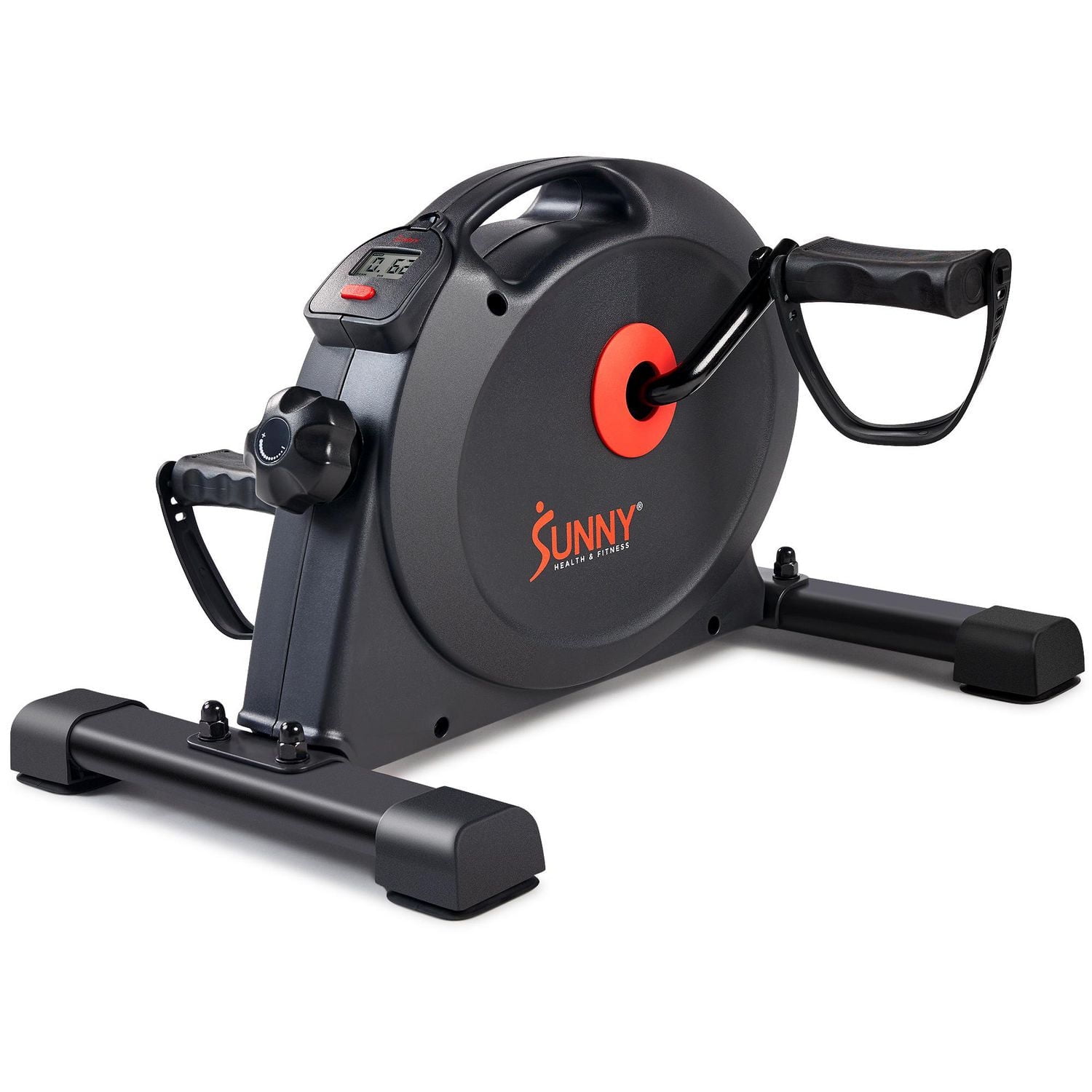 Sunny Health & Fitness Mini Pédalier Intelligent Sous le Bureau, Vélo d'Exercice à Double Fonction avec Conception à Profil Bas - SF-B023005DGY