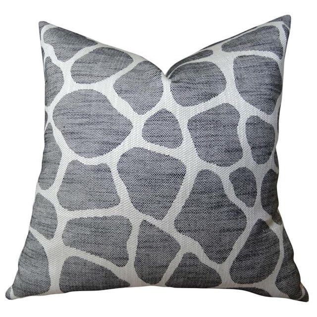 Plutus Rocky Way Onyx Handmade Throw Pillow, (Double sided 18" x 18")