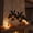 2PCS, variant on Bat Lights Halloween Lantern Easy Hanging Creepy Bat Light Outdoor LED Bat Figurine Decor Light up Haunted House Wall Lamps Party Decor