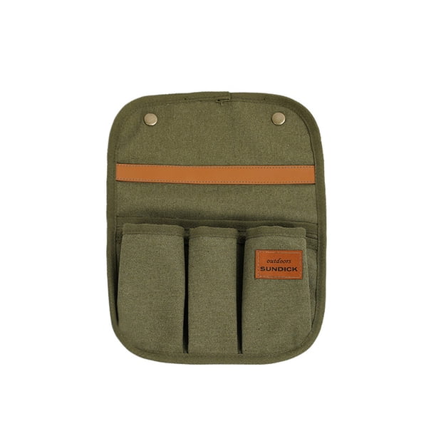 Bolso colgante lateral para silla con múltiples bolsillos Organizador colgante de lona junto al almacenamiento sundick Paquete colgante lateral