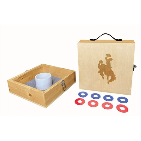 University Of Wyoming Engraved Square Washer Toss Set